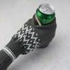 Yousheng 1 Pc Beer Mitten Knitted Stitched Drink Mitt Beer Can Holder Mitten Keeps Hands Warm White Elephant Gift Gag Gift for Beer Lovers