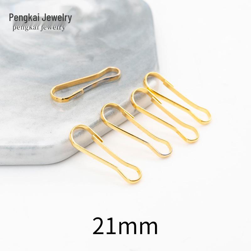 Clips de Fivela para Joias DIY Banhados a Ouro & Ganchos para Chaves