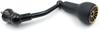 63mm Spinning Handle with TPE Black Knob (27mm) Compatible with Shimano Stradic FL, FM, Stella, Vanford, Vanquish, and Naski