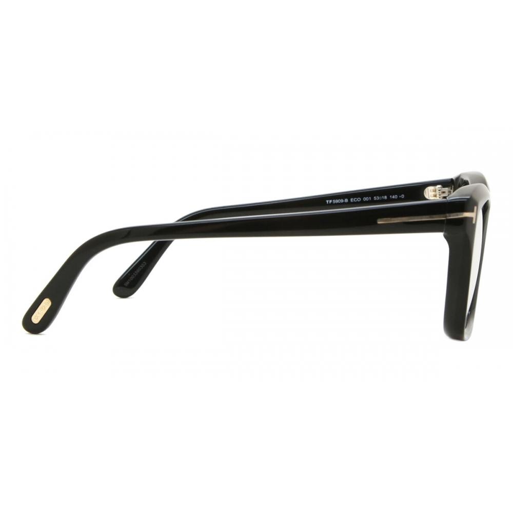 Tom Ford Ft5909 B Blue Light Block 001 Women Eyeglasses