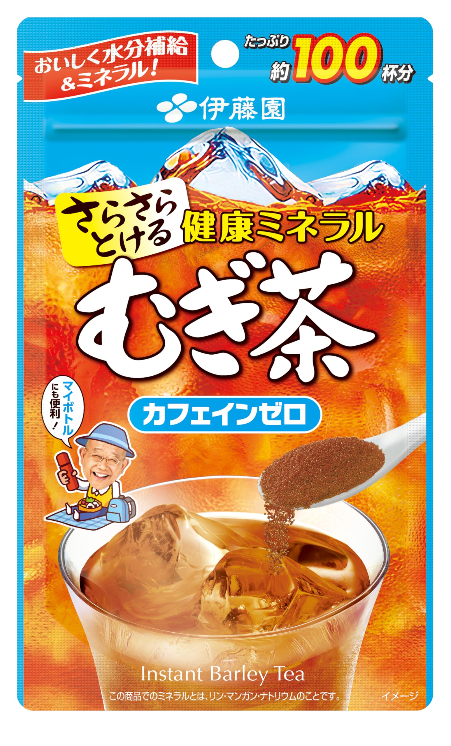 Itoen Smooth Dissolving Healthy Mineral Barley Tea 80g Zippered Bag Type Powder,