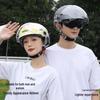 YEMA 370S Dual Visor All-Season Motorcycle & E-Bike Half Helmet