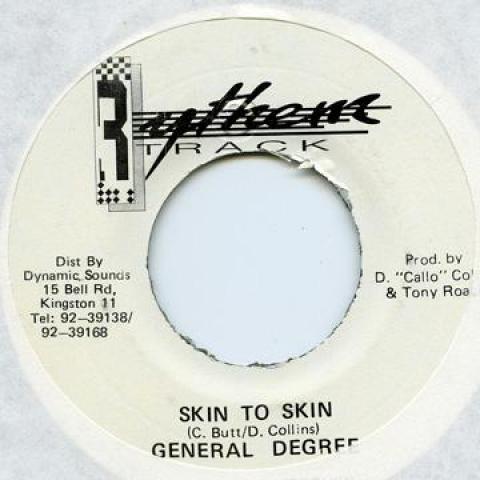

7inch Record GENERAL DEGREE - Skin To Skin Rythem Track 1993 Jamaica Reggae, Ska & Dub