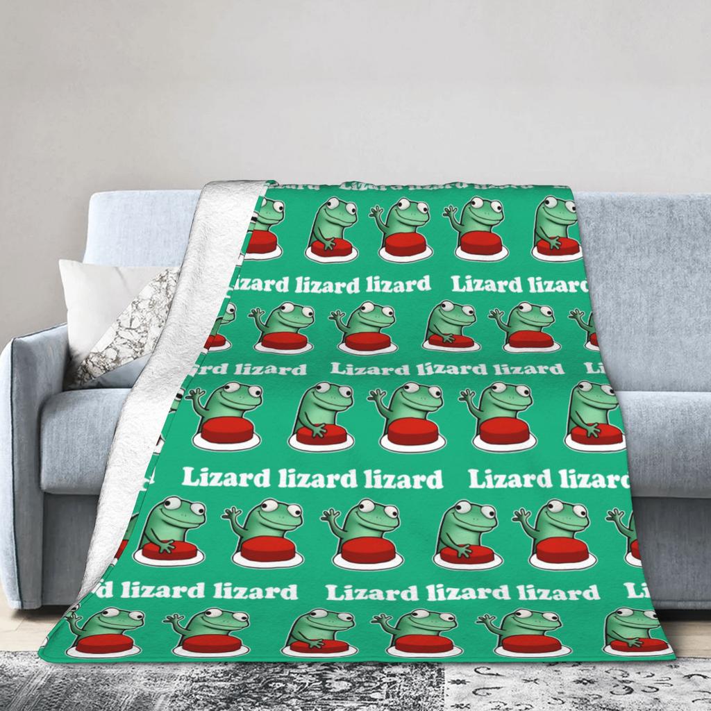 Hoppers Tom Lizard Funny Meme Blanket Flannel Awesome Breathable Throw Blankets for Home Restaurant Summer,