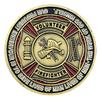 Volunteer Firefighters Challenge Coin Honor Badge Bronze Medal Commemorative Medal Home Decoration Festival Gift Souvenir