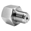 Co2 Tank/Cylinder Female TR21-4 To Male 5/8-18 UNF,Co2 Cylinder Convert Adapter
