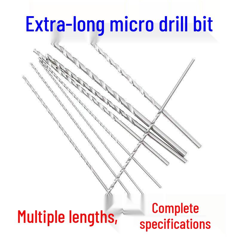 

Extra Long Micro Twist Drill Bits: Sizes 1.2-3mm (120-300mm Length) Ø1mm, L100mm