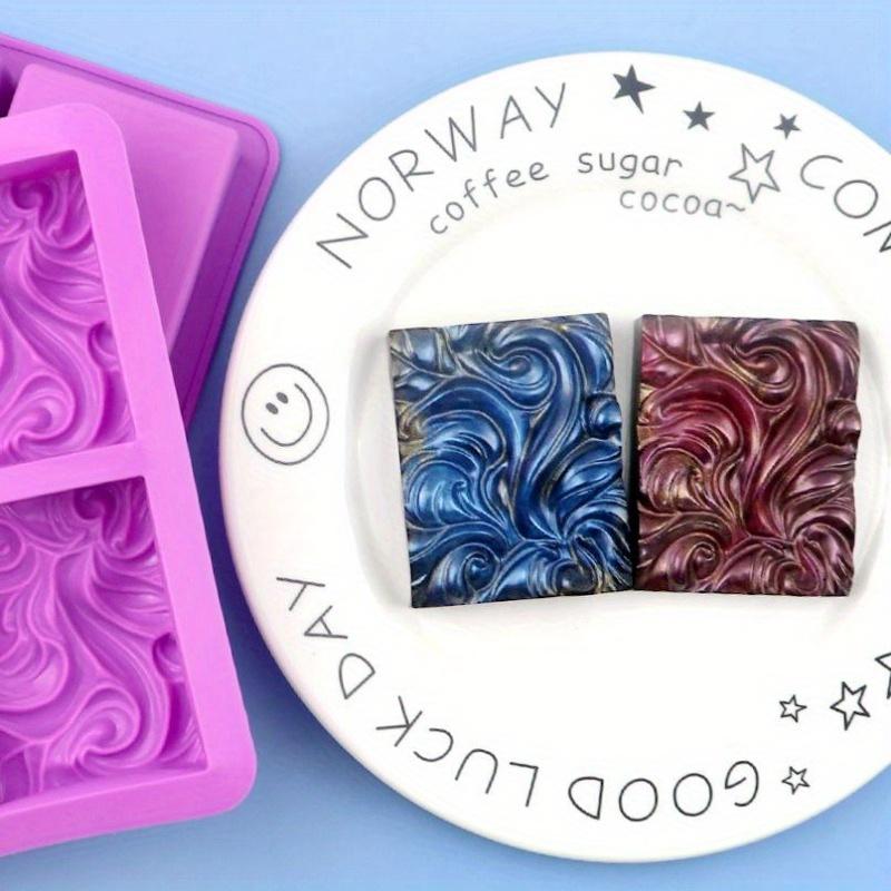 4-cavity Wavy Flower Silicone Handmade Soap Mold Cake Mold DIY Aromatherapy Plaster Mold Essential Oil Soap Mold.