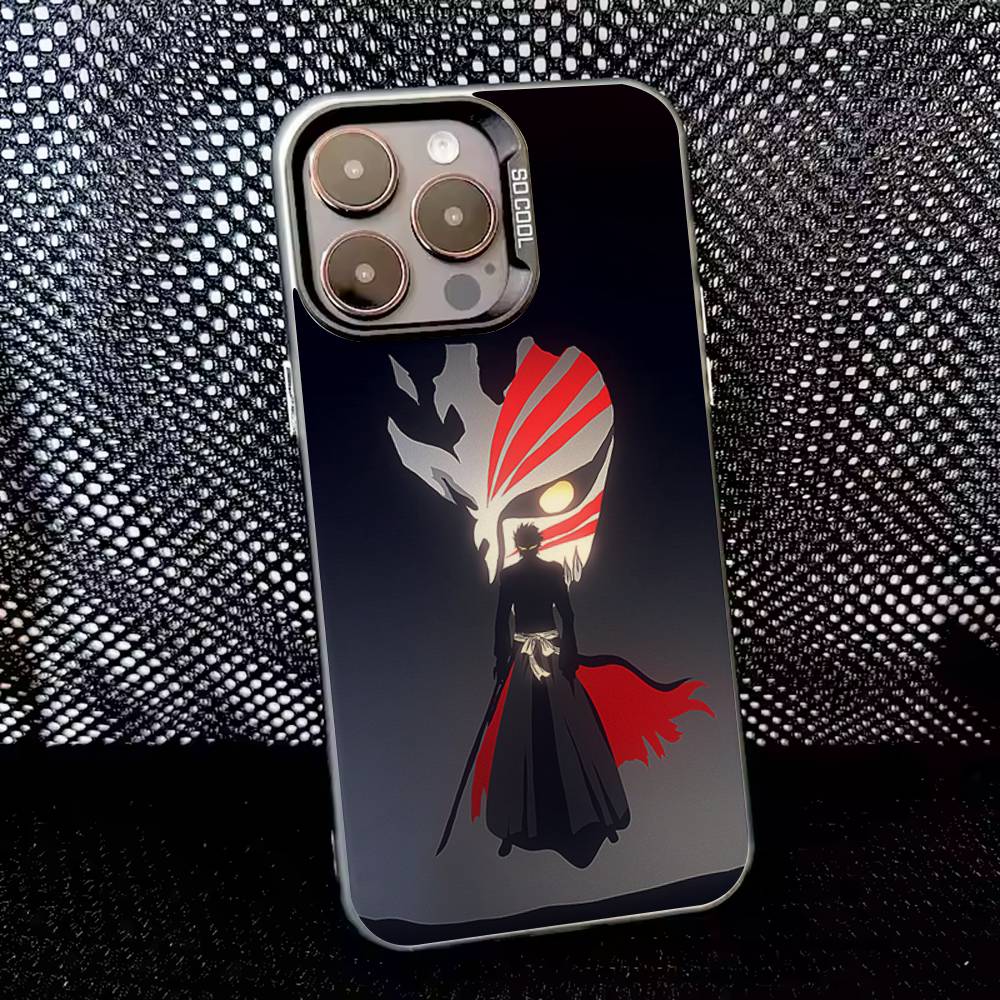 

A-Aizen S-Sousuke Anime Phone Case For iPhone 16,15,14,13,12,11,8,7,Pro,Max,Plus,Mini,XS,SE Anti Fall Black Matte Hard iPhone16plus
