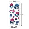 Waterproof Three-Dimensional Color Print Tattoo Sticker, Butterfly Flower Animal Tattoo