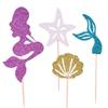 Efficient Cake Decors 4/6 Interchangeable Designs Premium Cardstock Party Essential Quick Assembly For Treat Displays