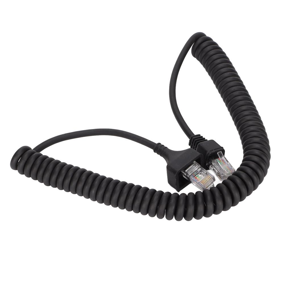 8 Pin Microphone Cable Replacement Speaker Microphone Cord for Kenwood TK‑868G TK‑768G TK‑862G