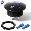 DC 5V-48V LED Digital Voltmeter Ammeter Car Motocycle Voltage Current Meter Volt Detector Tester Monitor Panel Display Voltmeter