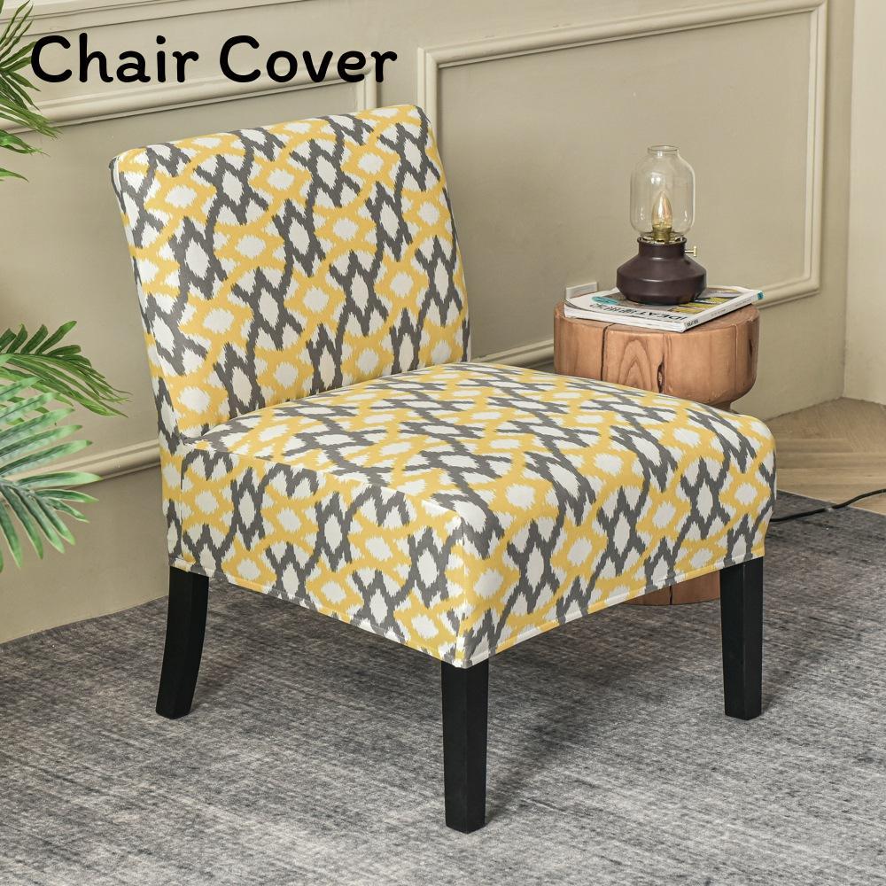 Fat Head Chair Cover No Armrest Fabric Protector With Non Slip And Dustproof For Home Dining Decor