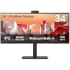 34" UltraWide skjerm - LG - 34BA85QE-B - 3440x1440 - IPS - 5ms - HDMI/DP/USB-C