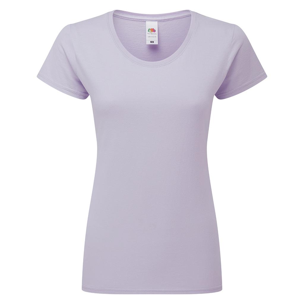 FRUIT OF THE LOOM Ringgesponnenes Premium-T-Shirt mit Passform für Damen/Damen
