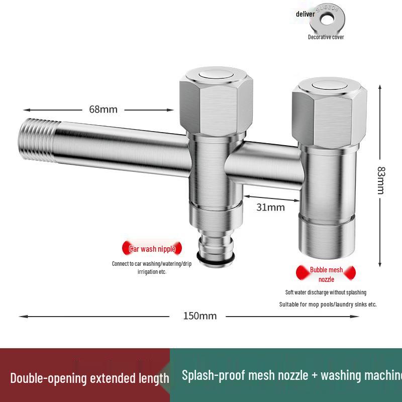 TLXT Washing Machine Angle Valve Faucet