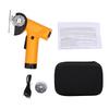 Cordless Electric Fabric Scissors 4 Speed Adjustable Rechargeable Rotary Cardboard Cutter with Safety Lock LED Light