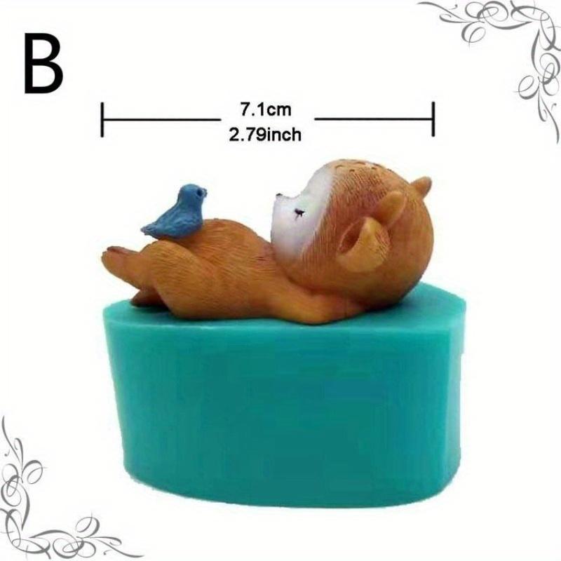 

3D олень торт прикрашати інструменти мило форма свічка форма Sika олень форма силіконова форма B