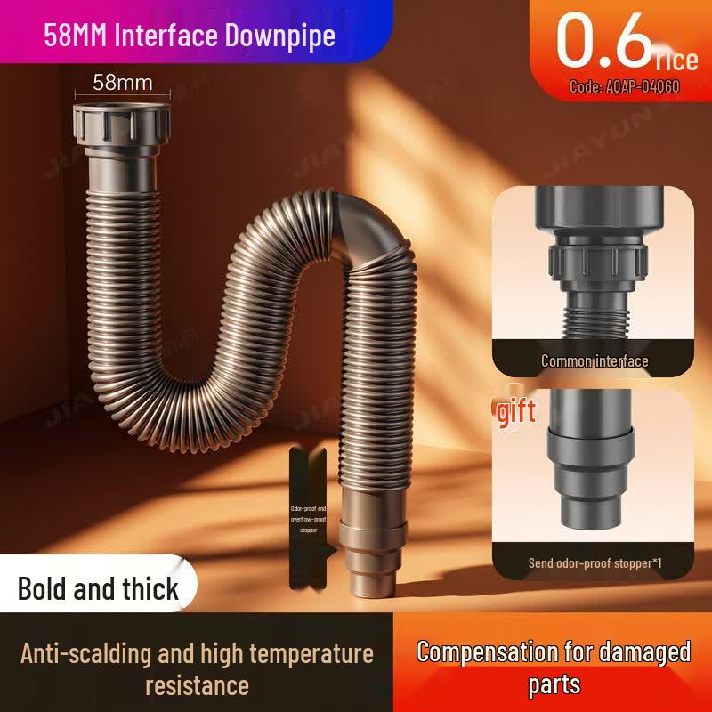 Jiayun Thickened Kitchen Sink Drain Pipe