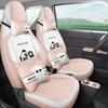 Panda Mini Cartoon Car Seat Cover, Full Wrap, Cute Leather for All Seasons