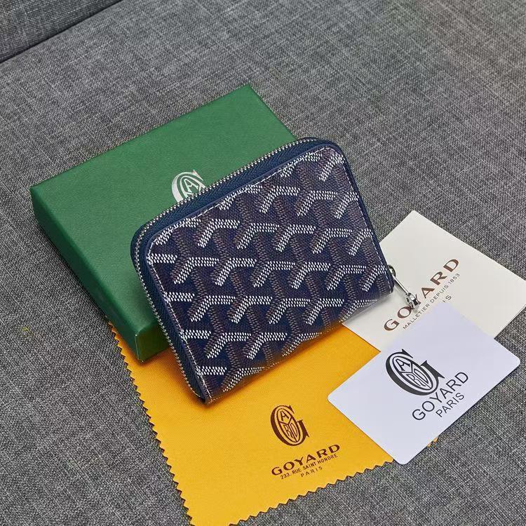 

Goya Унисекс Кошелек для зуба собаки с короткой молнией и многофункциональными отделениями для карт 10.5*7.5*3CM