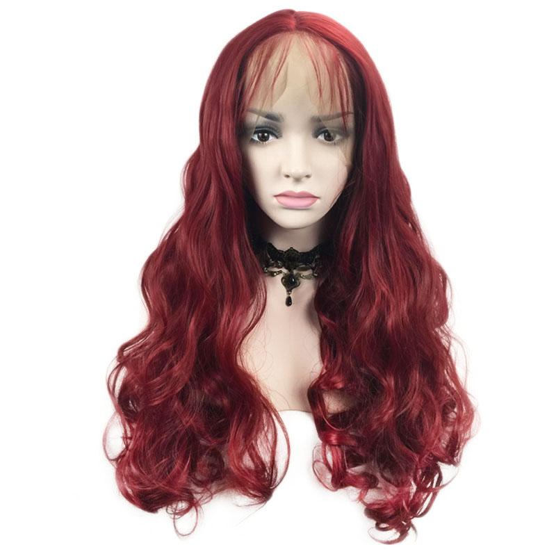 natural red afro wig