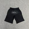 Cort Short Devil Island Print Shorts Mens Hip Hop Skate Casual Sweatpants Trendy Streetwear