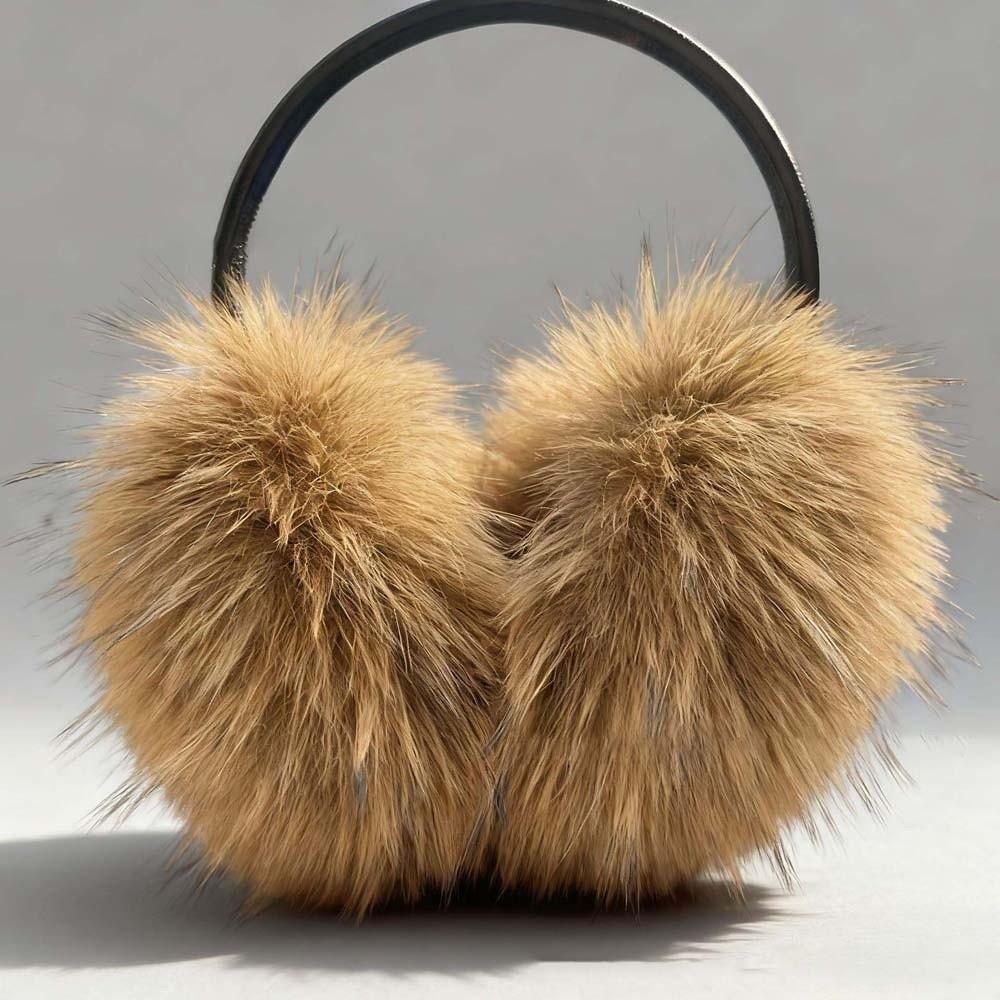 Y2K Faux Mink Fur Earmuffs Anti-cold Winter Thicken Earflap Comfortable Plush Ear Cover  Ski