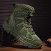 Large Size Military Boots Outdoor Men's Boots Wading Shoes High Top Hiking Boots Wear-resistant Cold Hiking Shoes