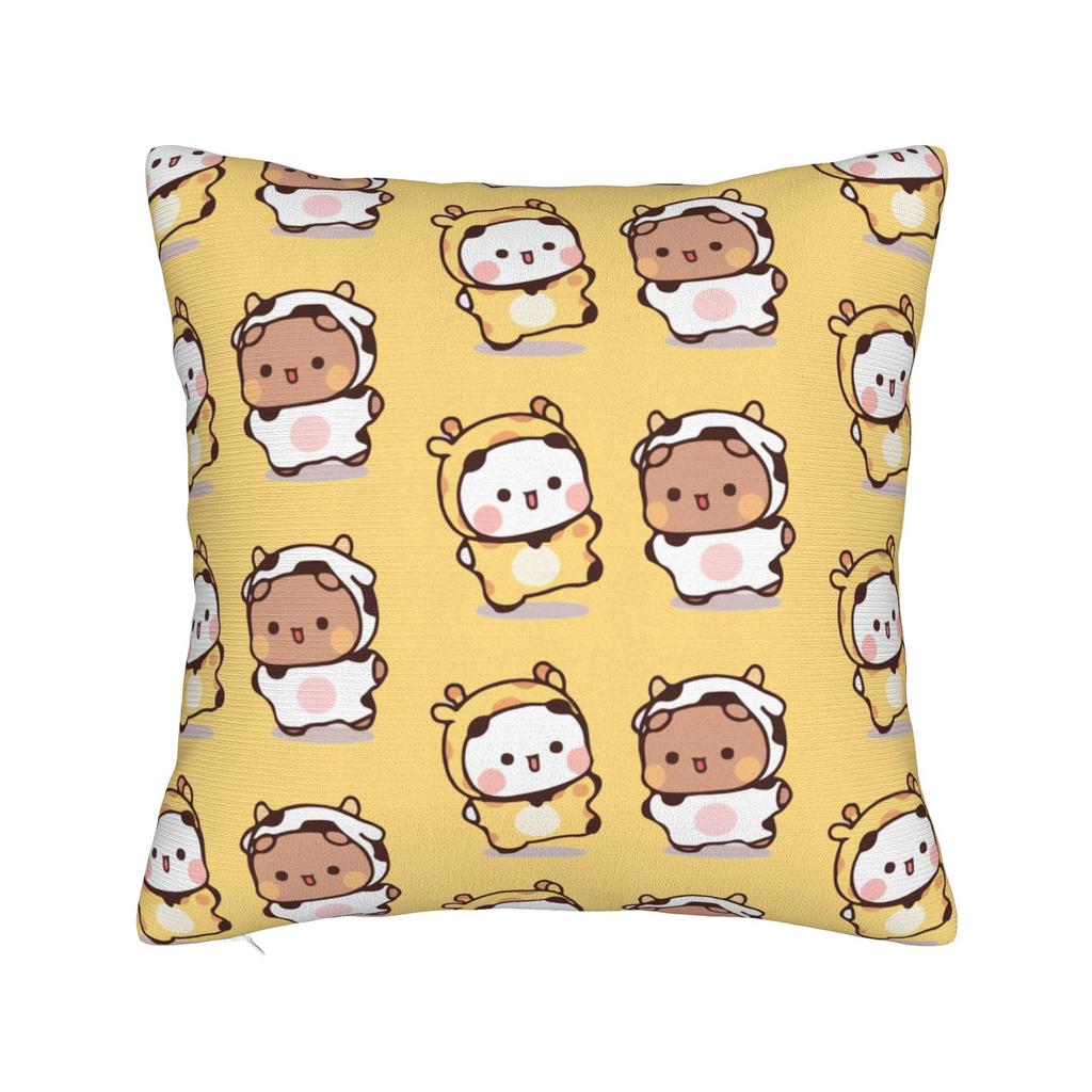 Bubu Dudu Watching The Moon Square Pillow Cases Cushion Cover Awesome Zipper Decorative Pillowcase for Bed 4040cm