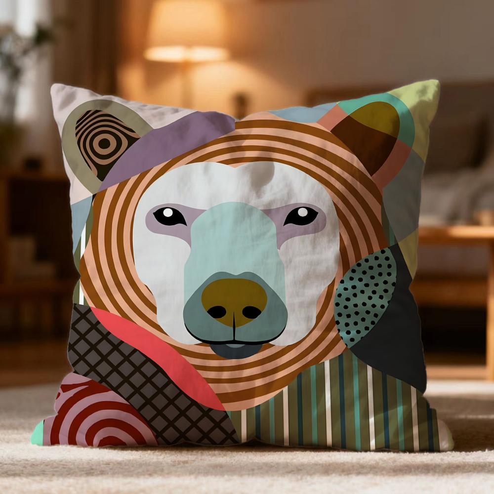 

Fashion L-LLanre Adefioye Cushion Cover Soft Washable Pillow Case Multi-Scene for Couch Bed Travel Office Use 30cmx30cm