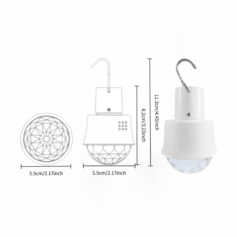 Colorful Party Lights Voice Activated Energy Saving Decorative Lamp Portable USB Charging RGBW Lamps Birthday Activities Christmas decorations