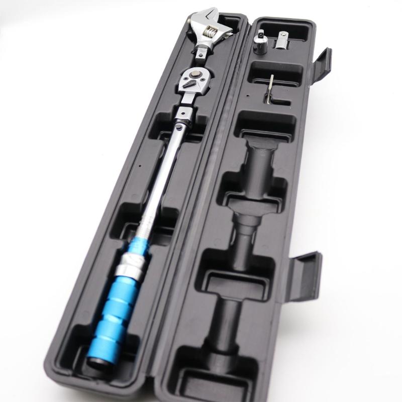 Adjustable Torque Wrench 5-25Nm Preset 72 Tooth Ratchet 0-30mm Rotating Head For Bike Motorcycle Automotive Maintenance