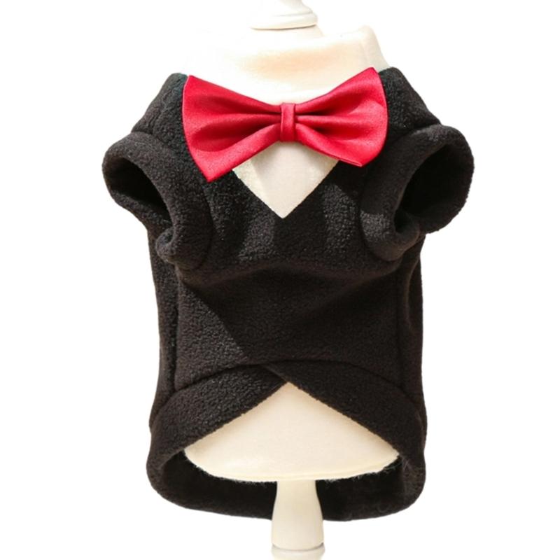 

Jumpsuit Dog Pullover Furry Suit for Medium Dogs to Large Dogs for Winter Basic Jumpsuit Suit Thick Coat L. чорний