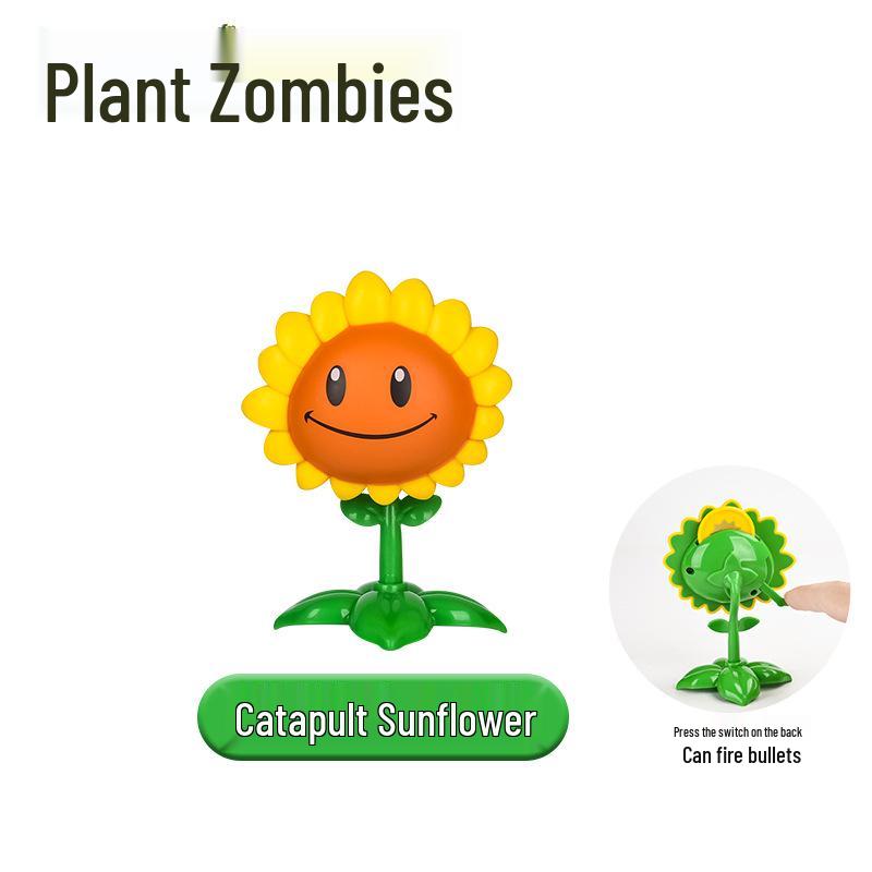 Plants vs. Zombies Toy Set: Machine Bug, Football Gun, Pea Pod, Carnivorous Plant Models