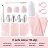 Nordic Disposable Piping Bags & Tips Set for Cake Decorating