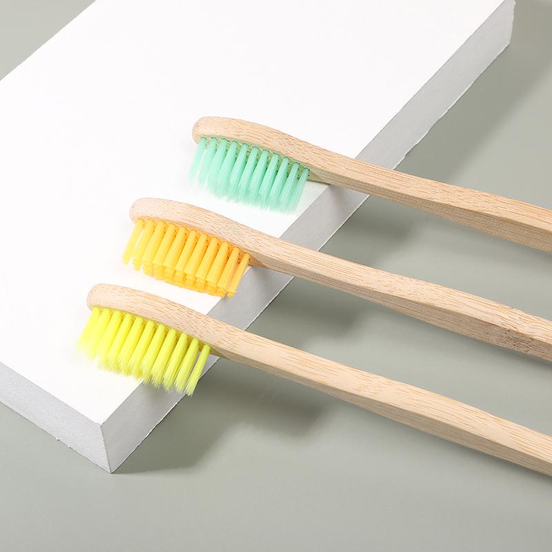 Biodegradable Tooth Brush Natural Bamboo Toothbrush Soft