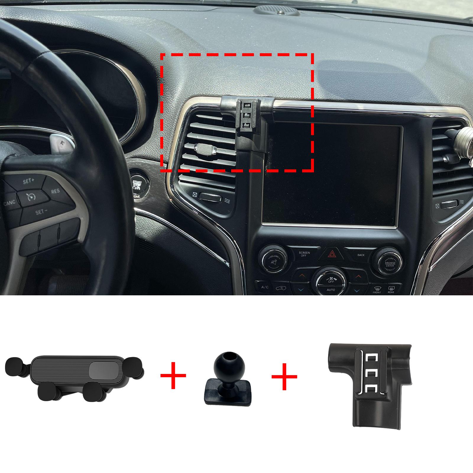 

Car Mobile Phone Holder for JEEP Grand Cherokee 2014~2020 GPS Bracket Navigation Stand Auto Accessories