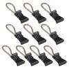 10pcs Sturdy Metal Materials Towel Clip With Hanging Hoop Portable for Kitchen Bathroom and Household Daily Use