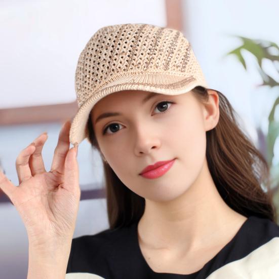 Summer Mesh Baseball Cap for Men Women Shiny Rhinestone Sun Visor Hat Outdoor Empty Top Hat for Beach Golf Tennis Baseball