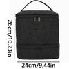 Portable Nail Polish Storage Bag Essential Oil Bag Cosmetic Nail Care Kit  Hold 30 Bottles Nail Polish Storage Bag