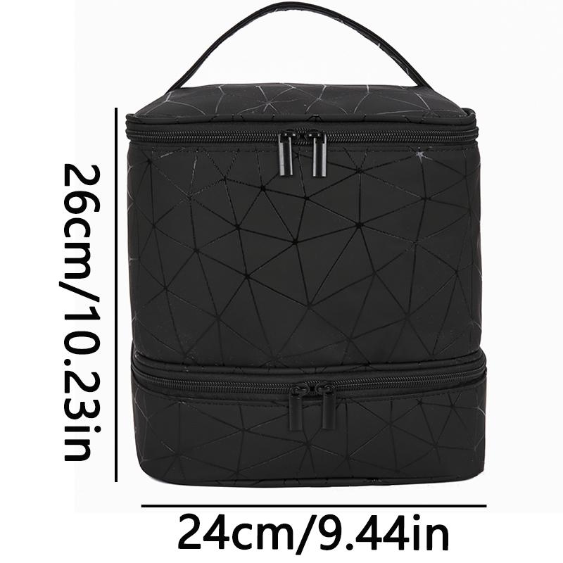 Portable Nail Polish Storage Bag Essential Oil Bag Cosmetic Nail Care Kit Hold 30 Bottles Nail Polish Storage Bag