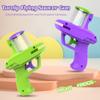 Children's Flying Saucer Gun Radish Gun Carrot Saucer Gun Toy Safety EVA Soft Bullets Gun Soft Bullet Gun Kids Outdoor Games Spo