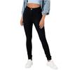 Women's Stylish Solid Color Casual Pocket High-waisted Slim Pencil Denim Pants