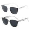 2PCS Korean Sunglasses Fashion Polarized Anti Ultraviolet Sun Glasses for Men Women Eyewear
