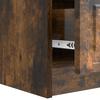 TV Cabinet Smoked Oak 147 x 34.5 x 27 cm Engineered Wood