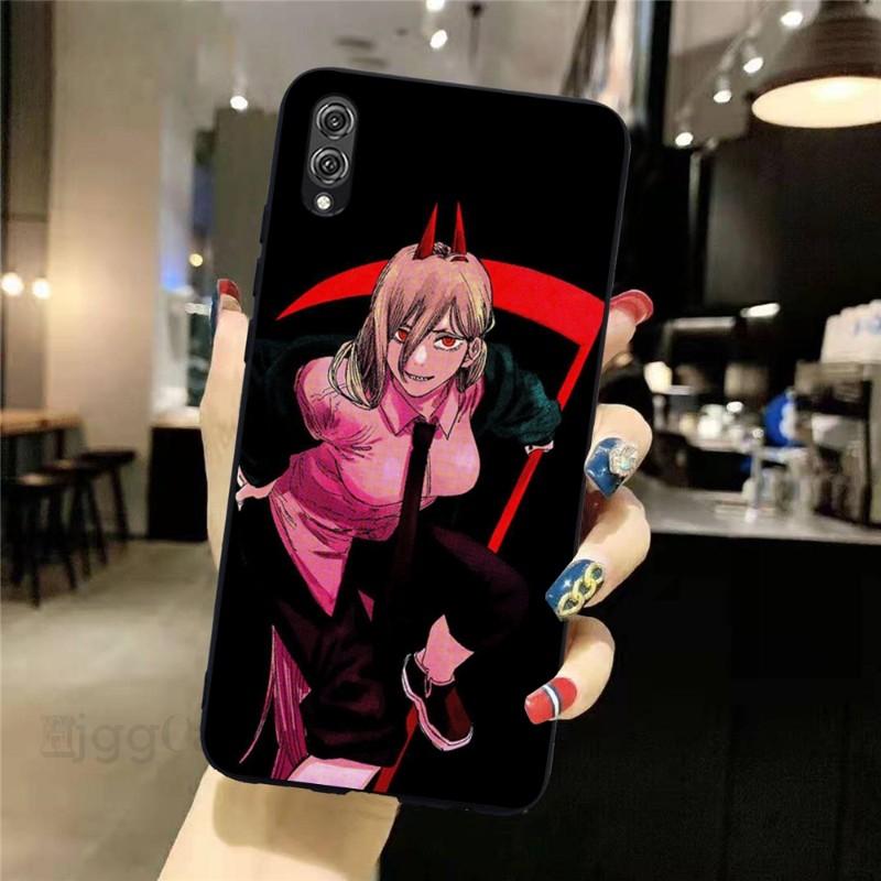 

Чехол для телефона Chainsaw Man Anime для Honor 70 50 20 7S X9 X8 X7 Magic 4 3 Pro, мягкий черный чехол для телефона Honor Magic 2