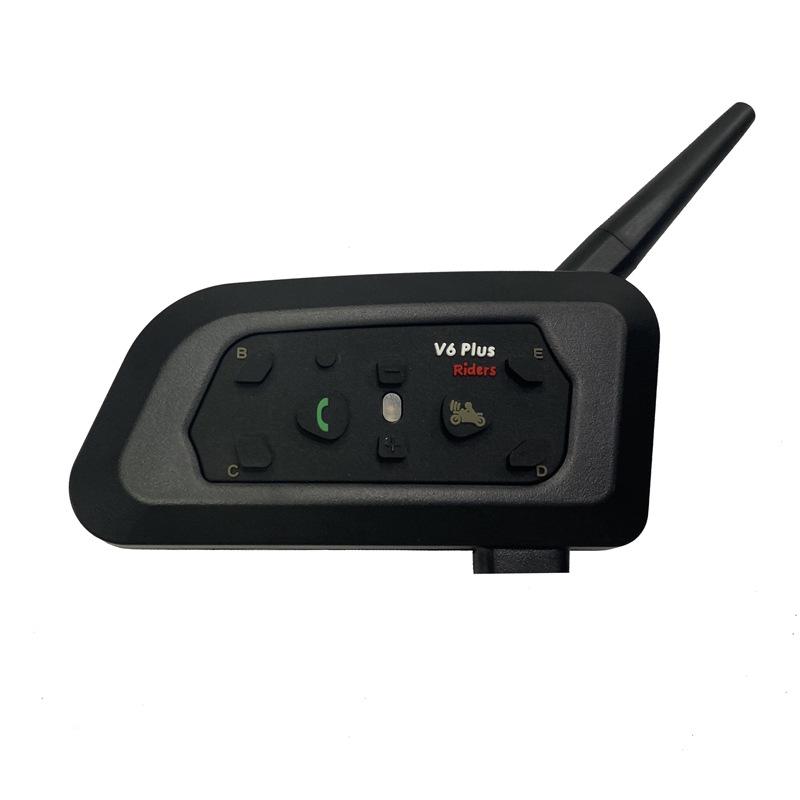 Casque Bluetooth V6 Plus: Interphone 1 à 5, Portée 1500m