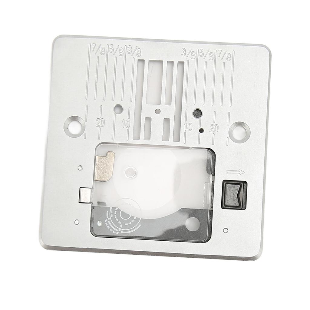 Sewing Needle Plate ABS Q235 Steel Precise Position Durable Needle Plate Replacement for Singer